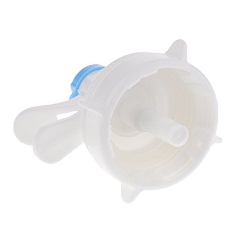 Ashu Supply Water Dispenser Valve Spigot for 55mm Crown Top Drinking Bottle Reusable Water Jug Cap Faucet - Includes Lid Dirt Cover - Image 3