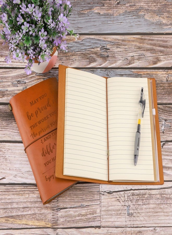 JOYKWE Engraved Leather Journal Gift for Colleagues, Coworker Gifts For Women Men Retirement Gifts, Coworker Leaving Gifts Going Away Gift for Bosss Friends Leader Retirement, Enjoy the Next Chapter Gift - Image 2