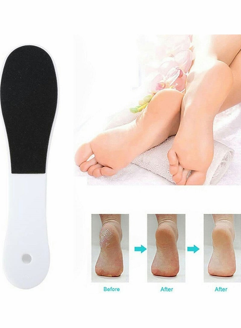 SYOSI 4 Pcs Double-Sided Foot File, Callus Remover Dead Skin and Double-Sided Foot Scrubber Foot Files Kit Heel Scraper Foot Scrub Care Tool to Remove Rough Cracked Corns Smoothing Hard Skin  - Image 3