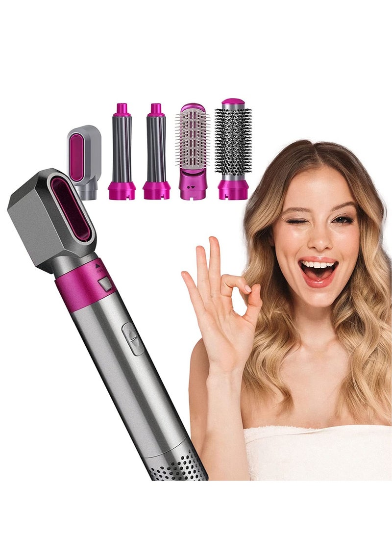 ELTRAZONE Styler 5 in 1 Hair Dryer Hot Air Brush Styler Negative ​Ion Hair Straightener Volumizer Hair Curler Hot Air Wrap Comb Brush - Image 1