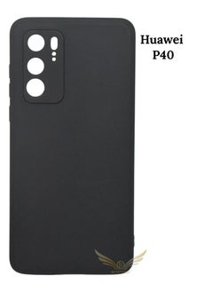 بورتوني جراب P40 ، جراب واقٍ من السيليكون السائل مع حماية الكاميرا لهاتف Huawei P40  - Image 1