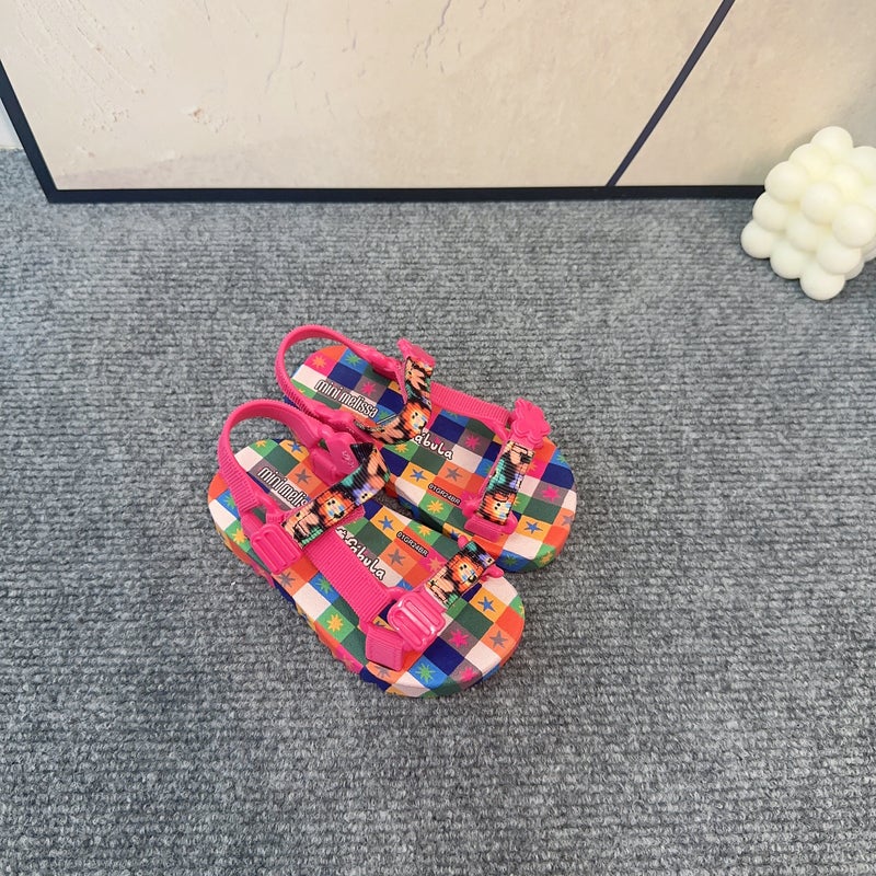 Mei * Sha Same Style Open Toe Casual Children'S Camouflage Painted Sandals - Image 4