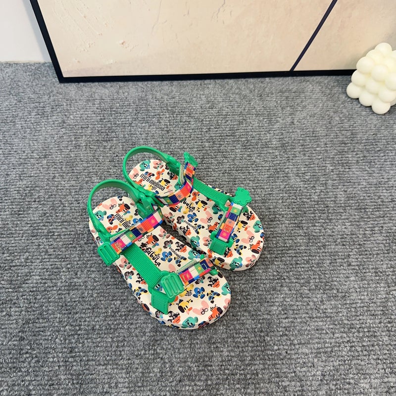 Mei * Sha Same Style Open Toe Casual Children'S Camouflage Painted Sandals - Image 1