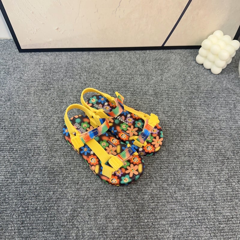 Mei * Sha Same Style Open Toe Casual Children'S Camouflage Painted Sandals - Image 5