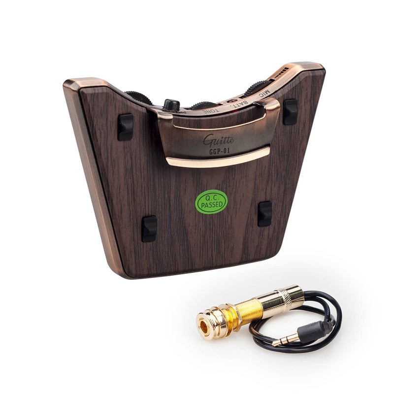 Guitto Guitar Pickup Guitto - Guitar Soundhole Double Pickup for Classic Acoustic Guitar GGP-01 - Image 1