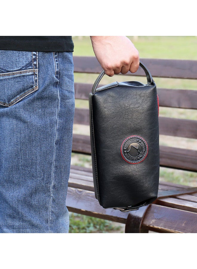 Cow Men'S Handbag, Trendy And Stylish Clutch, Fashionable Casual Large Handbag, C-9821, Red Label - Image 2