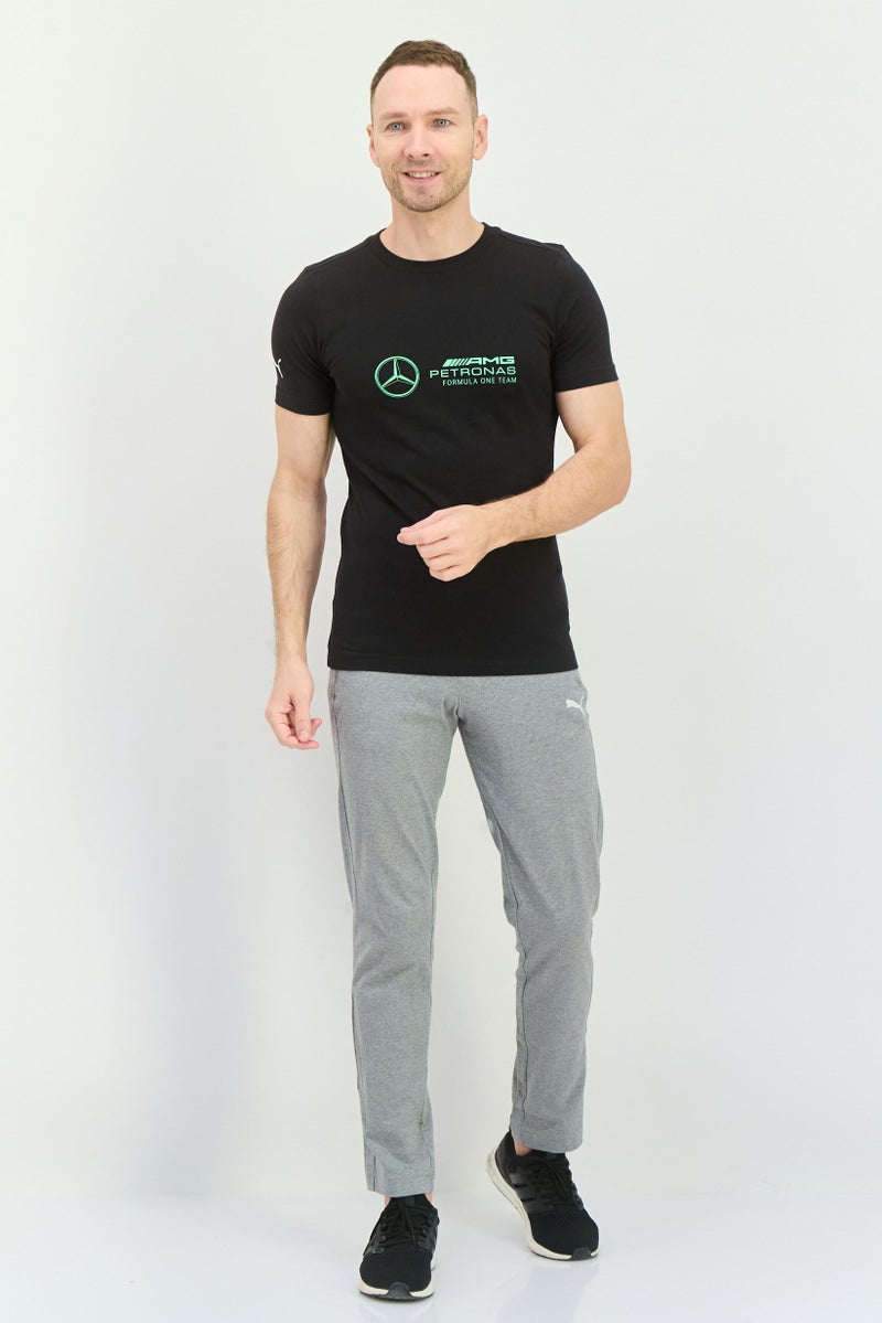 PUMA Men AMG Petronas Sportswear Fit Short Sleeves Outdoor T-shirt, Black  - Image 4