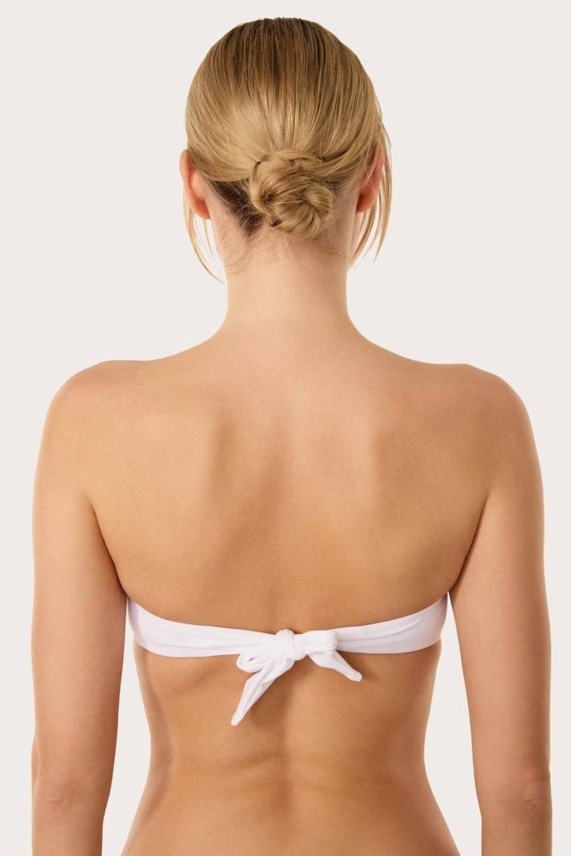 Ayyıldız 63567 White Strapless Bikini Top - Image 2