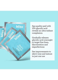 BLISS That’S Incredipeel Glycolic Resurfacing Pads : Singlestep Pads For Exfoliating & Brightening : Vegan : 15 Ct  - Image 4