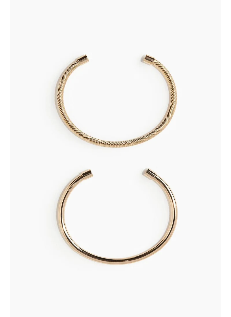 اتش اند ام 2-pack cuff bracelets
