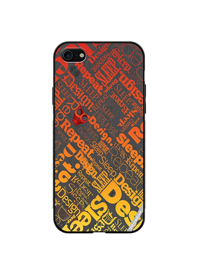 VR CREATIVE Protective Case Cover For Apple iPhone 7/8/SE 2020 Sleep Repeat Design Multicolour - Image 1