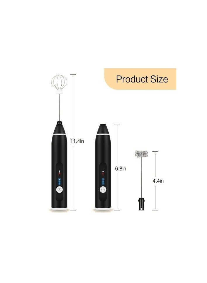 Electric Coffee and Egg Mixer (Black) 