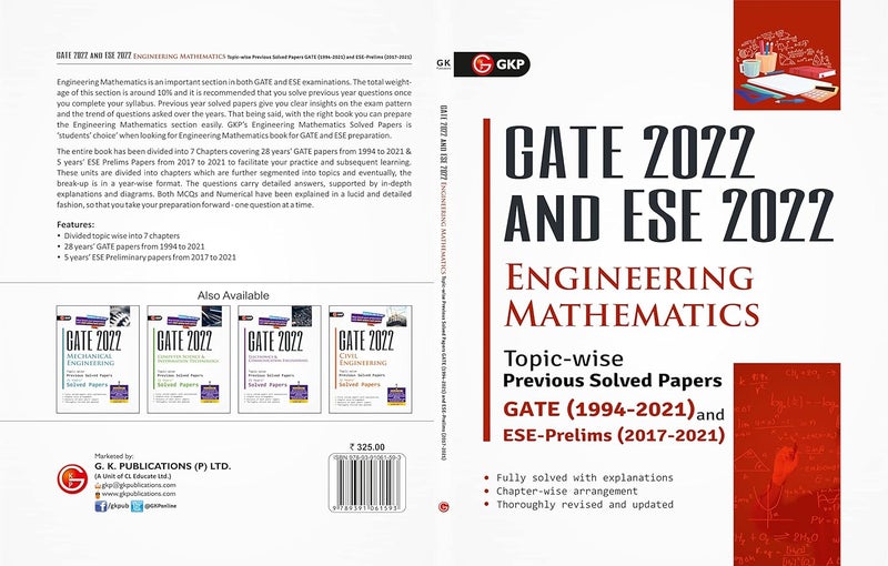 GATE 2022 & ESE Prelim 2022 - Engineering Mathematics - Topic-wise Previous Solved Papers  - Image 4