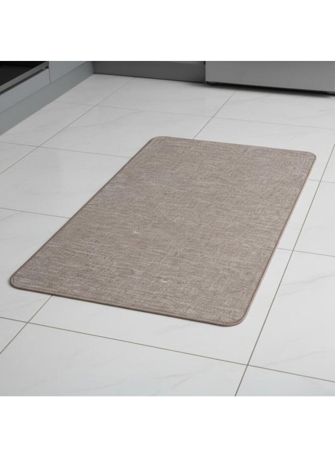 Beluxe Beige Anti-Slip Kitchen Mat 45x75cm for Indoor Use - Image 1