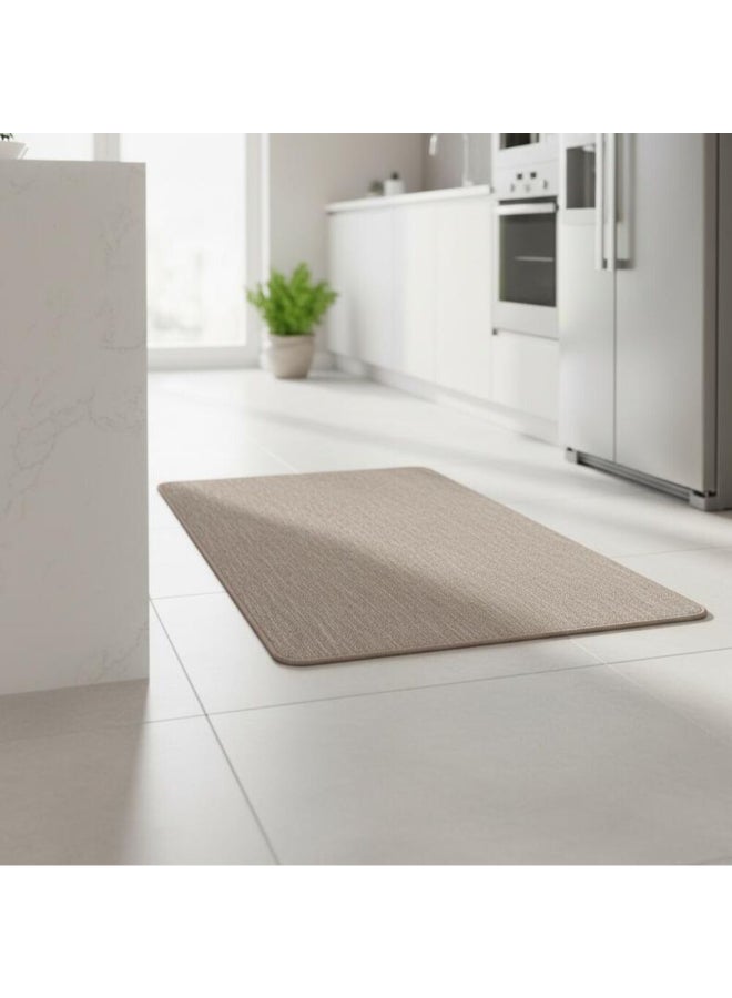 Beluxe Beige Anti-Slip Kitchen Mat 45x75cm for Indoor Use - Image 3