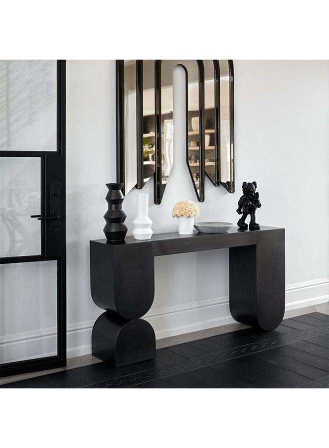 Al Home Contemporary Slim Wood Console By Alhome