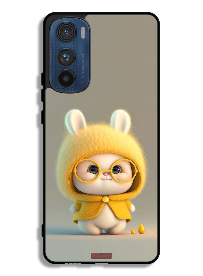Tolwak Motorola Edge 30 Protective Case Cover Baby Rabbit - Image 1