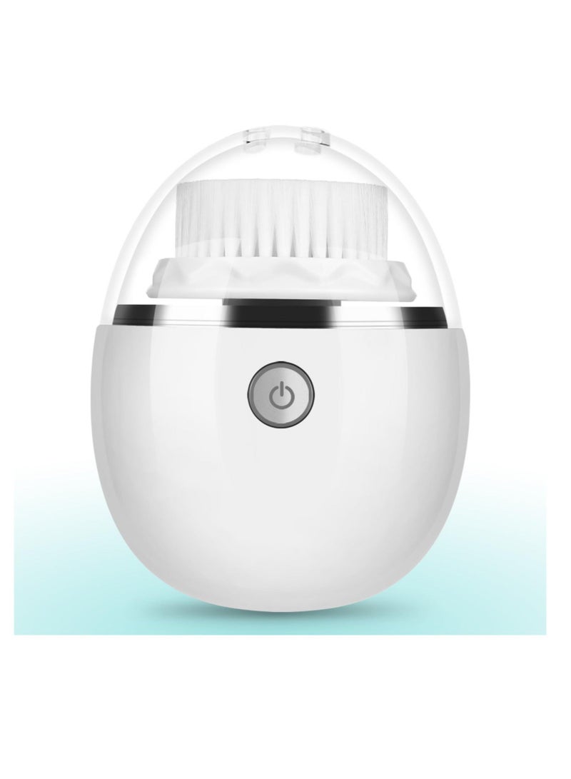 Captaintech Vibrating Facial Cleansing Brush,Sonic Vibration with 3 Intensity Levels, for Deep Cleansing and Exfoliation, Waterproof, Smart Timer, With 3 Brushing Heads, Wireless Rechargeable - Image 1