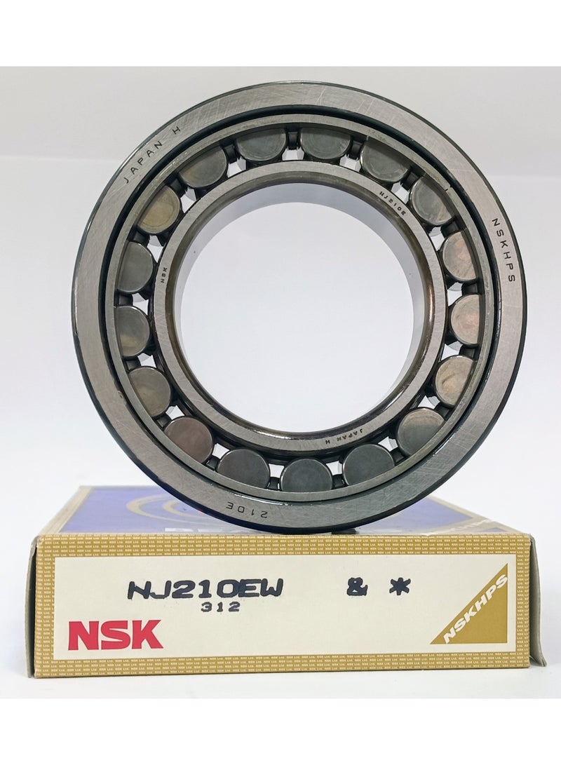 NSK ORIGINAL NSK NJ 210 EW Cylindrical Roller Bearing - High Load Capacity - 50x90x20mm - Genuine Made in Japan - Image 1