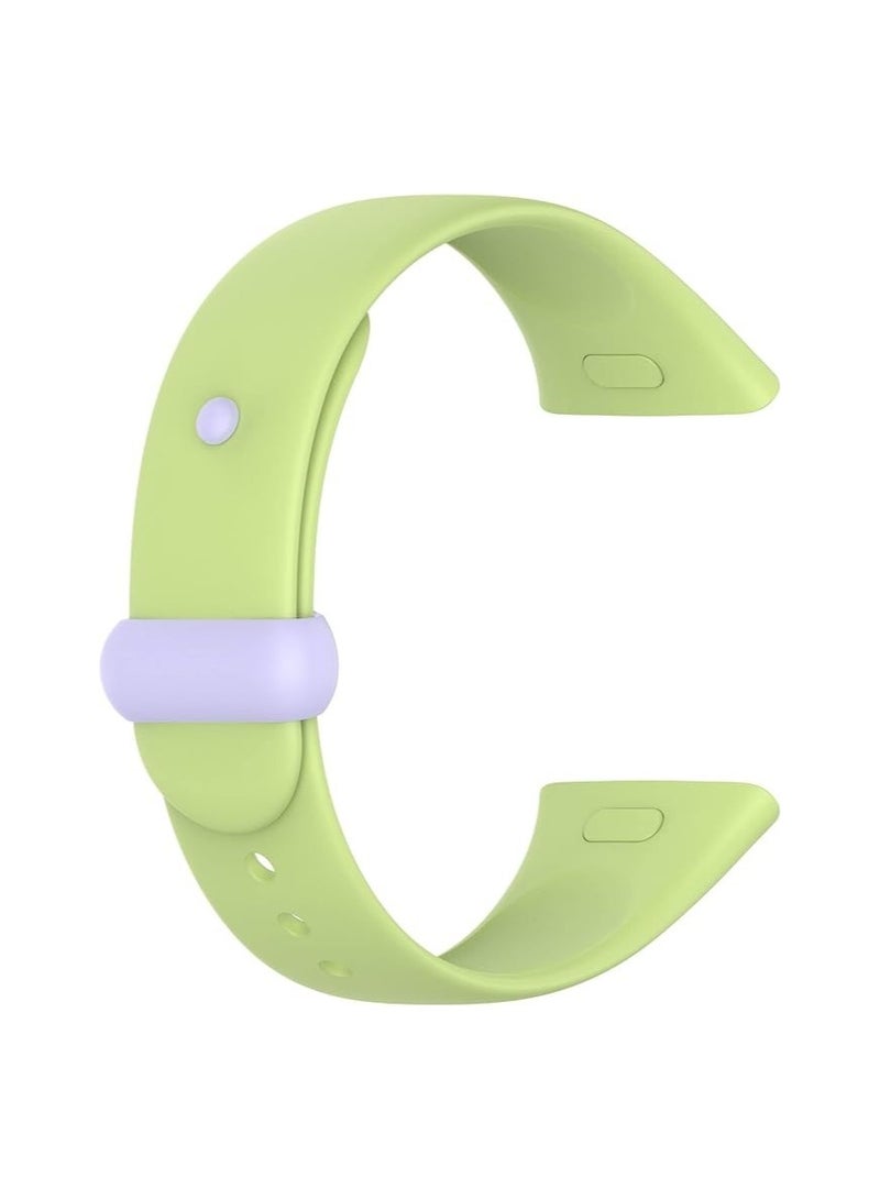 Strap for Xiaomi Redmi Watch 3 Strap, Silicone Watch Strap Buckles Sport Silicone Watch Band,Bracelet Replacement Wristband Wrist Strap (Lime Green) - Image 3