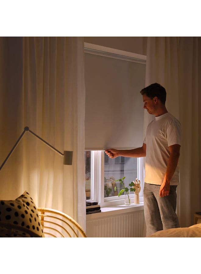 Zaboon Block-out roller blind, white, 100x155 cm - Image 3