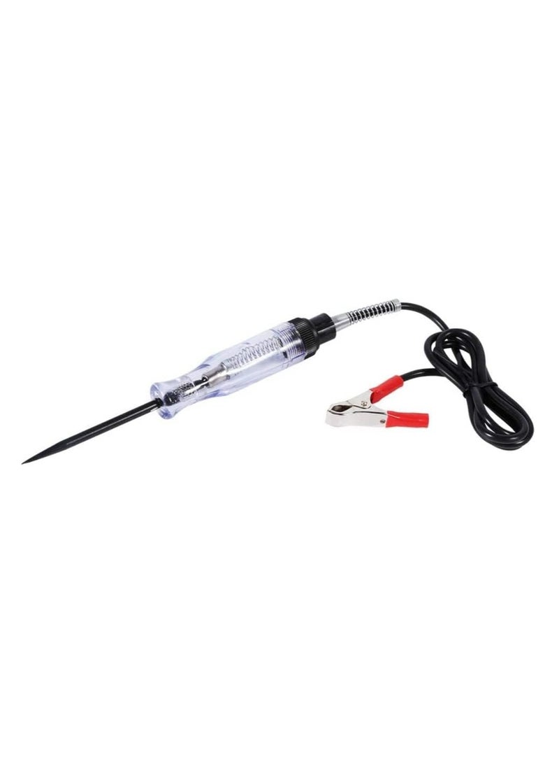 Generic Electrical Car Circuit Tester Professional Auto Voltage Continuity Test Automotive Electrical Volt Light Tester Probe Pen with Sharp Steel Probe and Long Spring Wire for Car Boat Trailers Motorcycles  - Image 4