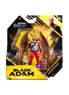SPIN MASTER Dc Comics Black Adam Movie Collectible 10Cm Articulated Action Figure With Accessories - Hawkman  - Image 1