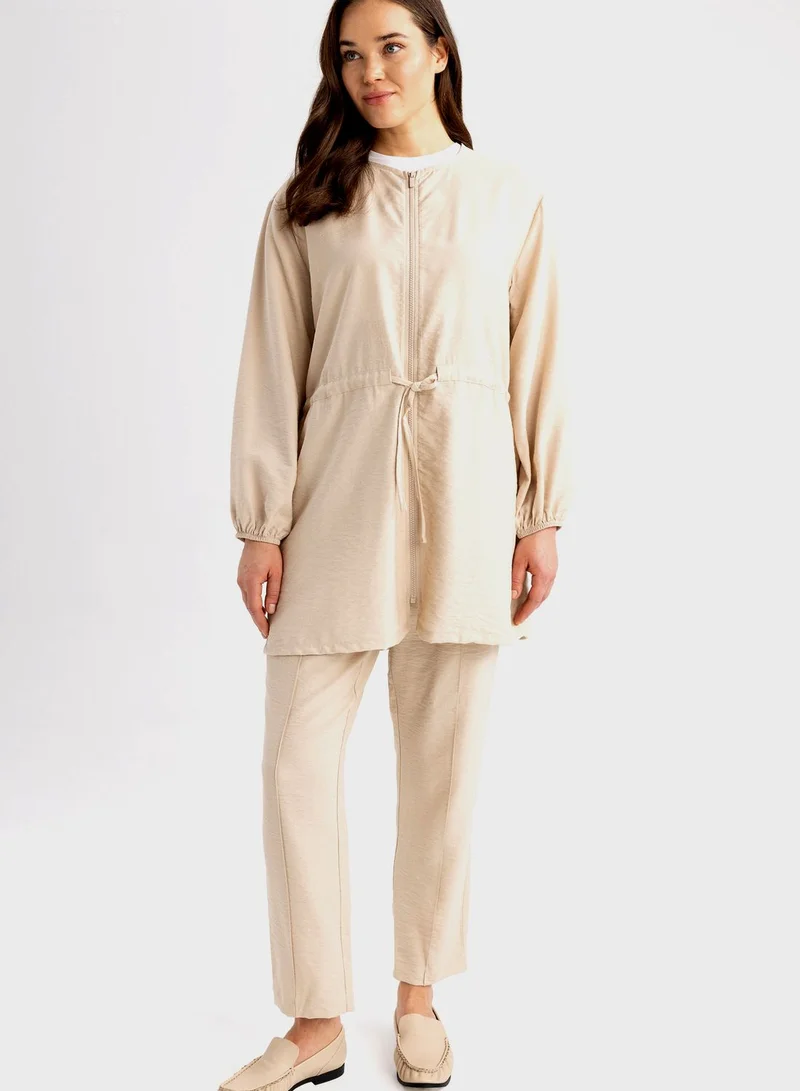 DeFacto Zip Thru Tunic Shirt