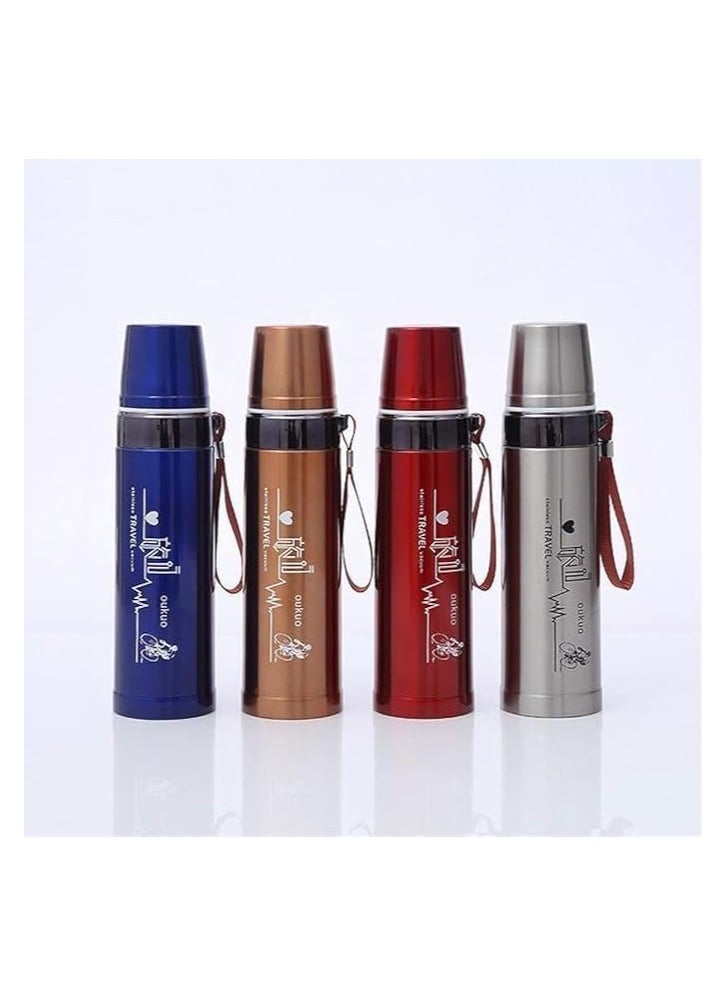 Spaceshoop Thermal Cup Large Capacity Insulation Cup Cycling Bottle for Travel  - Image 2