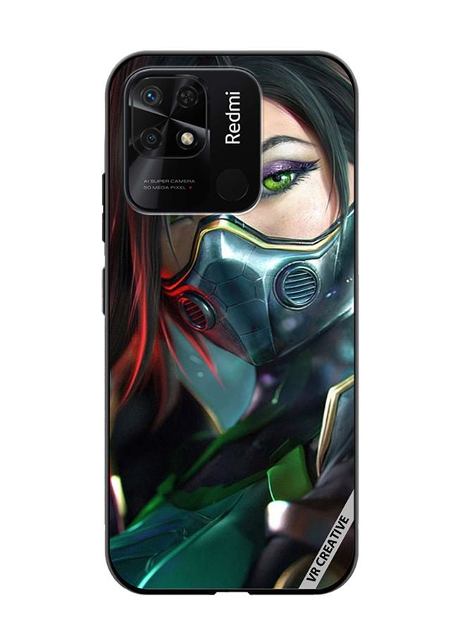 VR CREATIVE Protective Case Cover For Xiaomi Redmi 10C Vipe Valorant Design Multicolour - Image 1