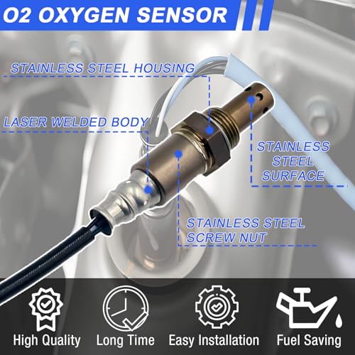 HHGKPVX Upstream O2 Oxygen Sensor 234-9041 Compatible with Toyota 2003-2011 Camry 2001-2003 Highlander 2004-2008 Rav4 Solara Lexus 2007-2011 RX350 2010 RX450h 2007 ES350# 89467-06030 - Image 5