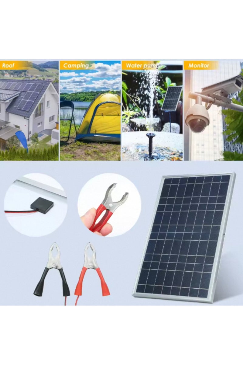 erorex 2PC with controller 20W/H Solar Panel Kit Complete12V Polycrystalline Power Portable Outdoor Rechar - Image 3