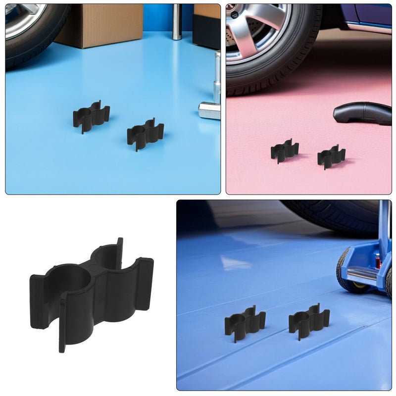 Black Marine Grade Nylon Double Hose Clamp 8pcs For Boat Fuel Line RV Cable Fastening - Image 4