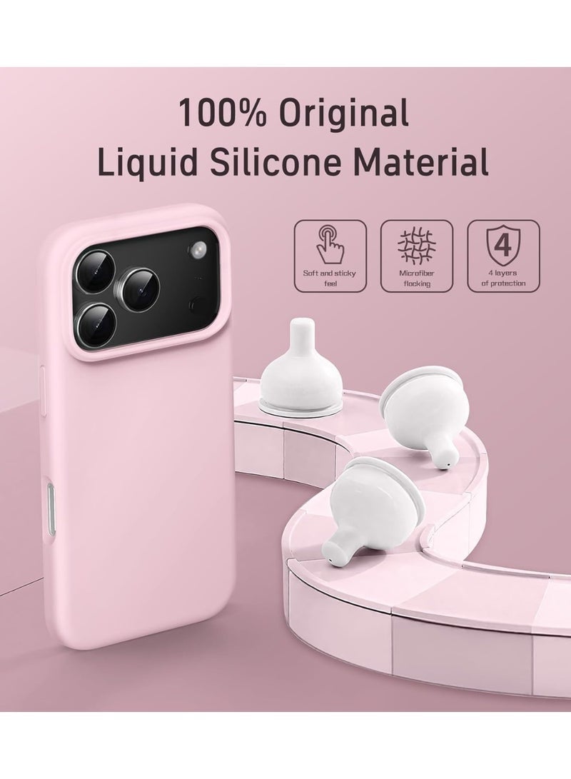 ELTRAZONE iPhone 17 Pro Max Liquid Silicone Case | Shockproof Anti-Scratch Protective Cover with Microfiber Lining | Soft Touch Slim Fit Durable Non-Slip Back Case for iPhone 17 Pro Max 6.9-Inch - Image 2