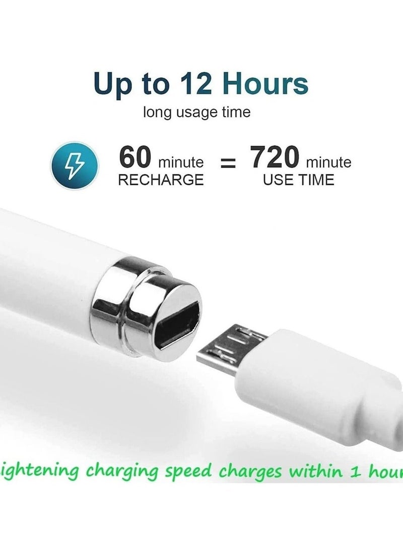 ELTRAZONE قلم ستايلس للتابلت، قلم شاشة اللمس: متوافق مع أجهزة iOS وAndroid وأجهزة Microsoft اللوحية والهواتف، للرسم، الكتابة اليدوية والألعاب - Image 2