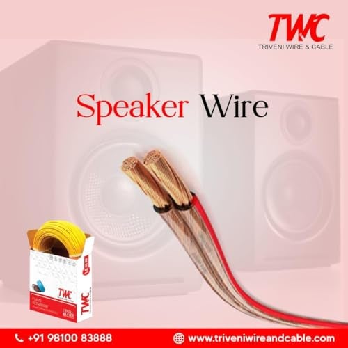 TWC 16-Gauge/AWG Speaker Wire, 15 Meter (49 Feet) Oxygen-Free Copper, Two Conductors, Audio Speaker Cable for Car, Stereo, Subwoofer, Home Theatre, Hi-Fi Surround Sound (Copper, Transparent) - Image 2