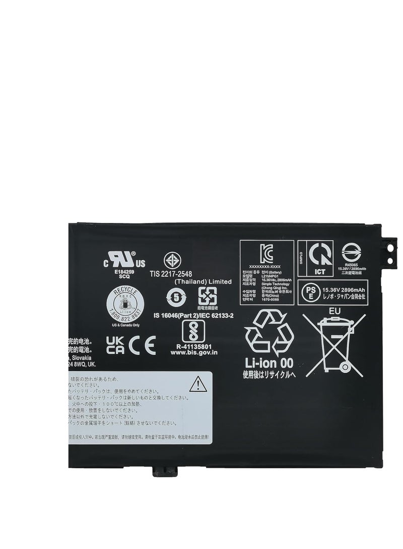 Terabyte L21M4PG1 L21L4PG1 Laptop Battery 46Wh 4-Cell Compatible with Lenovo ThinkPad L13 Gen 3 / ThinkPad L13 Gen 4 / ThinkPad L13 Yoga Gen 3 / ThinkPad L13 Yoga Gen 4 Series L21C4PG1 L21D4PG1 - Image 3
