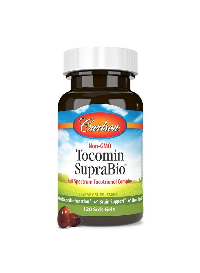 Carlson - Tocomin SupraBio, Full Spectrum Tocotrienol Complex, Non-GMO Tocotrienols, Alpha, Beta, Gamma, Delta, 120 Softgels - Image 5