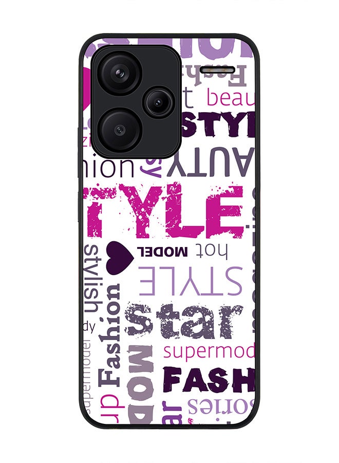 Stylizedd Rugged Black Edge Case for Xiaomi Redmi Note 13 Pro Plus, Slim fit Case Flexible Anti Drop TPU Gel Thin Cover -  Fashion Statement - Image 1