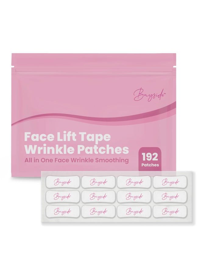 Bayside Face Lift Tape Invisible for Wrinkles | Face Tape Lifting Invisible | Facelift Tape for Face Invisible | Eye Tape Lifting Invisible | Facelift Tape | Skin Tape for Face | Face Lift Tape 192 Pieces Set - Image 1