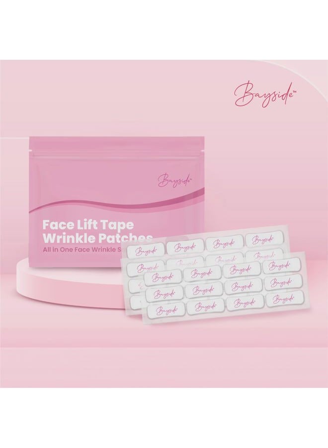 Bayside Face Lift Tape Invisible for Wrinkles | Face Tape Lifting Invisible | Facelift Tape for Face Invisible | Eye Tape Lifting Invisible | Facelift Tape | Skin Tape for Face | Face Lift Tape 192 Pieces Set - Image 5