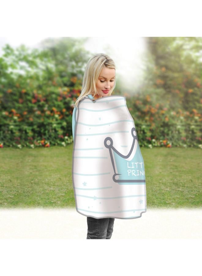 ماماز جيفت غطاء رضاعة طبيعي مصنوع من القطن بنسبة 100% مع حزام قابل للتعديل - غطاء رضاعة ناعم للخصوصية والراحة وسهولة الرضاعة