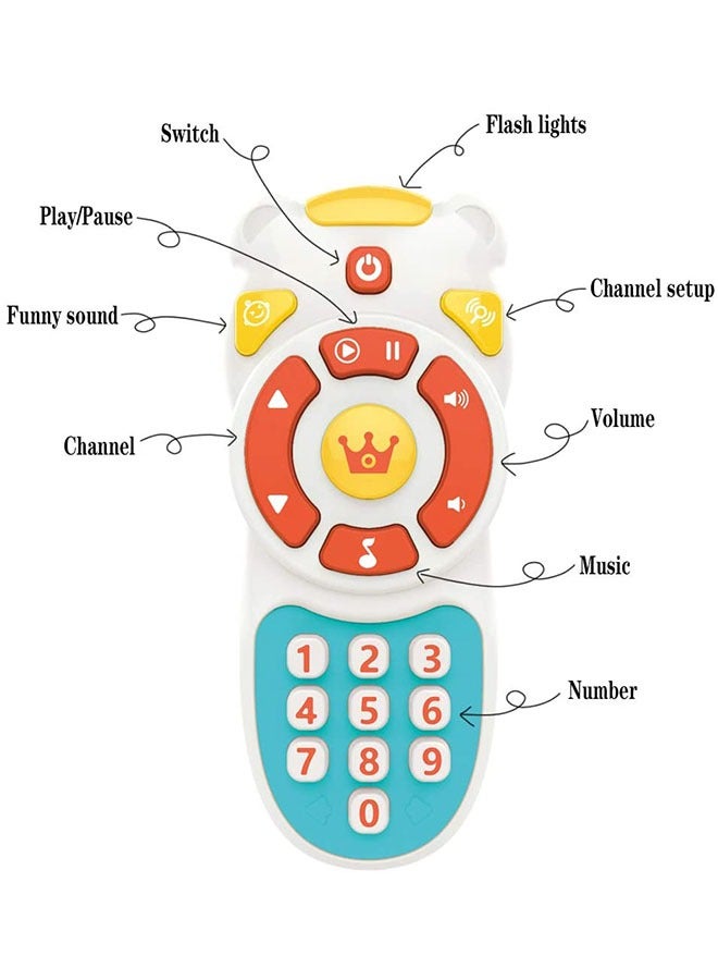 Music Baby Controller Toy For Toddlers And Babies 20 Simulation Button With 9 Different Channels  - Image 4