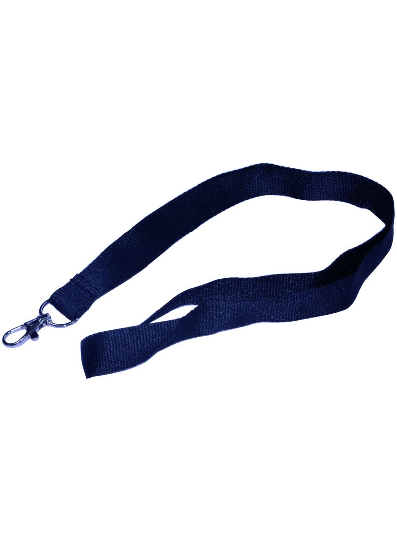 FIS 10-Piece FIS Flat Lanyard Black with Metal Hook 2X90cm - FSNA02-2CM/10 - Image 3