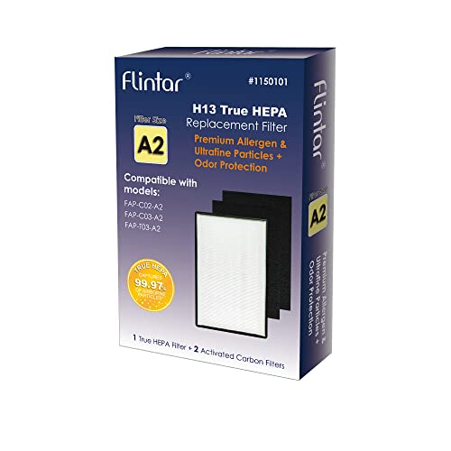 Flintar Type A2 Replacement Filter, Made in TAIWAN, Compatible with Filtrete Room Air Purifier FAP-C02-A2, FAP-C03-A2, FAP-T03-A2, FAP-SC02L, Part # 1150101, Filter A2, 1-Pack - Image 5