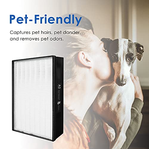 Flintar Type A2 Replacement Filter, Made in TAIWAN, Compatible with Filtrete Room Air Purifier FAP-C02-A2, FAP-C03-A2, FAP-T03-A2, FAP-SC02L, Part # 1150101, Filter A2, 1-Pack - Image 4