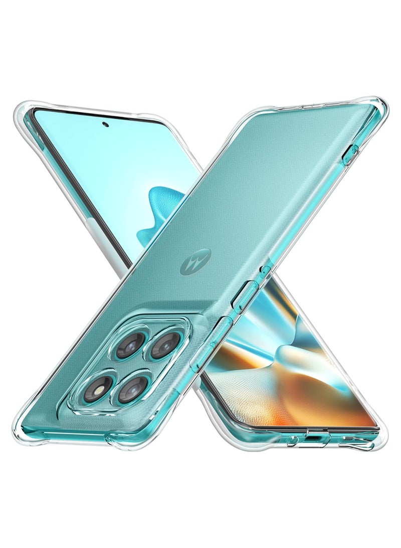 Phone Case For Motorola Edge 60 Fusion 5G Crystal Clear Ultra Slim Anti Scratch Shockproof Protective TPU Back Cover - Image 1