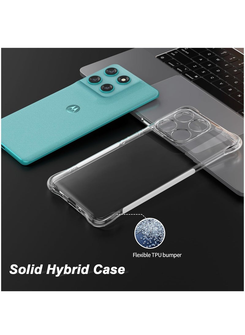 Phone Case For Motorola Edge 60 Fusion 5G Crystal Clear Ultra Slim Anti Scratch Shockproof Protective TPU Back Cover - Image 4