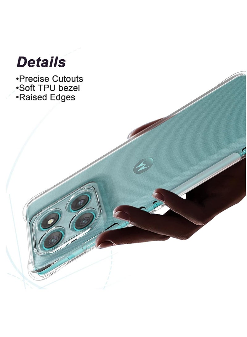 Phone Case For Motorola Edge 60 Fusion 5G Crystal Clear Ultra Slim Anti Scratch Shockproof Protective TPU Back Cover - Image 5