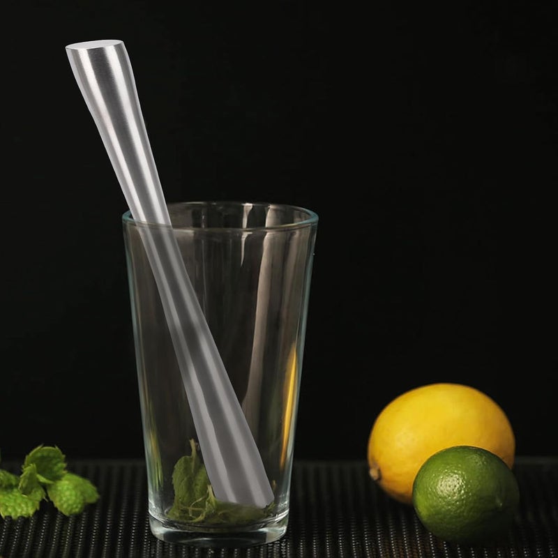 LoveBB 2 Pcs 10" Muddler for Cocktails, 304 Stainless Steel Drink Muddlers Bar Accessories Tools for Old Fashioned Cocktail, Mojito, Fruit Drinks, Lemonade - Image 4